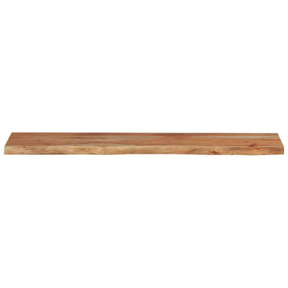 265235 - VIDAXL Raft Muri Drejtkëndor 120x20x3,8 cm me Dru të Masturbuar Akazie me Skaje të Gjerë