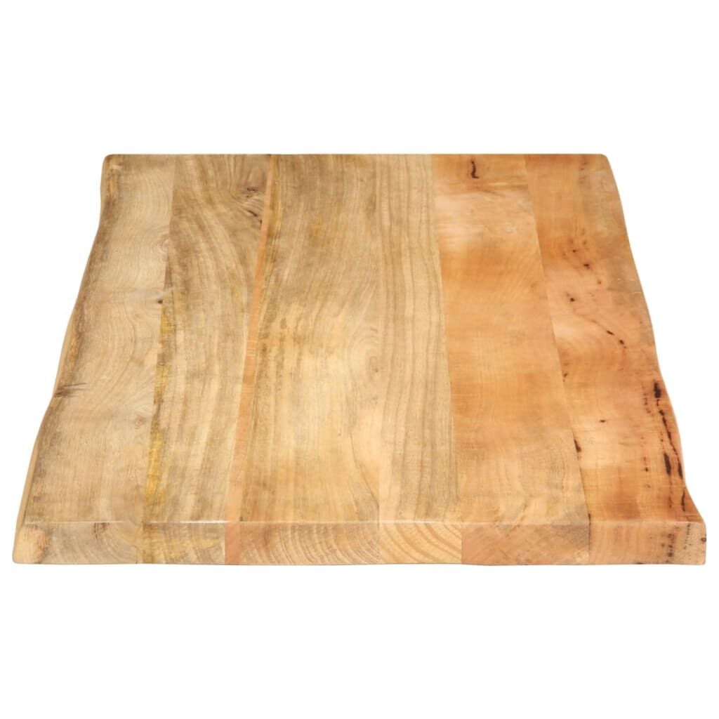 265241 - VIDA XL Sipërfaqe Tavoline 120x60x3,8 cm Dru i Masturbuar me Skaje Live, Mango