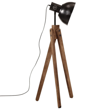 280267 - VIDA XL Llambë dyshemeje 25 W e zezë 45x45x120 cm E27