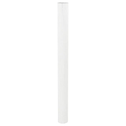 265275 - VIDAXL Ndarës Dhome i Bardhë Gjerësia 400 cm Lartësia 165 cm Bambu