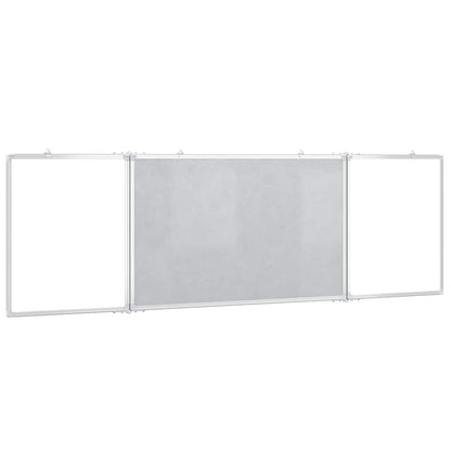 280308 - VIDA XL Tabelë e bardhë magnetike e palosshme prej alumini 200x60x1,7 cm