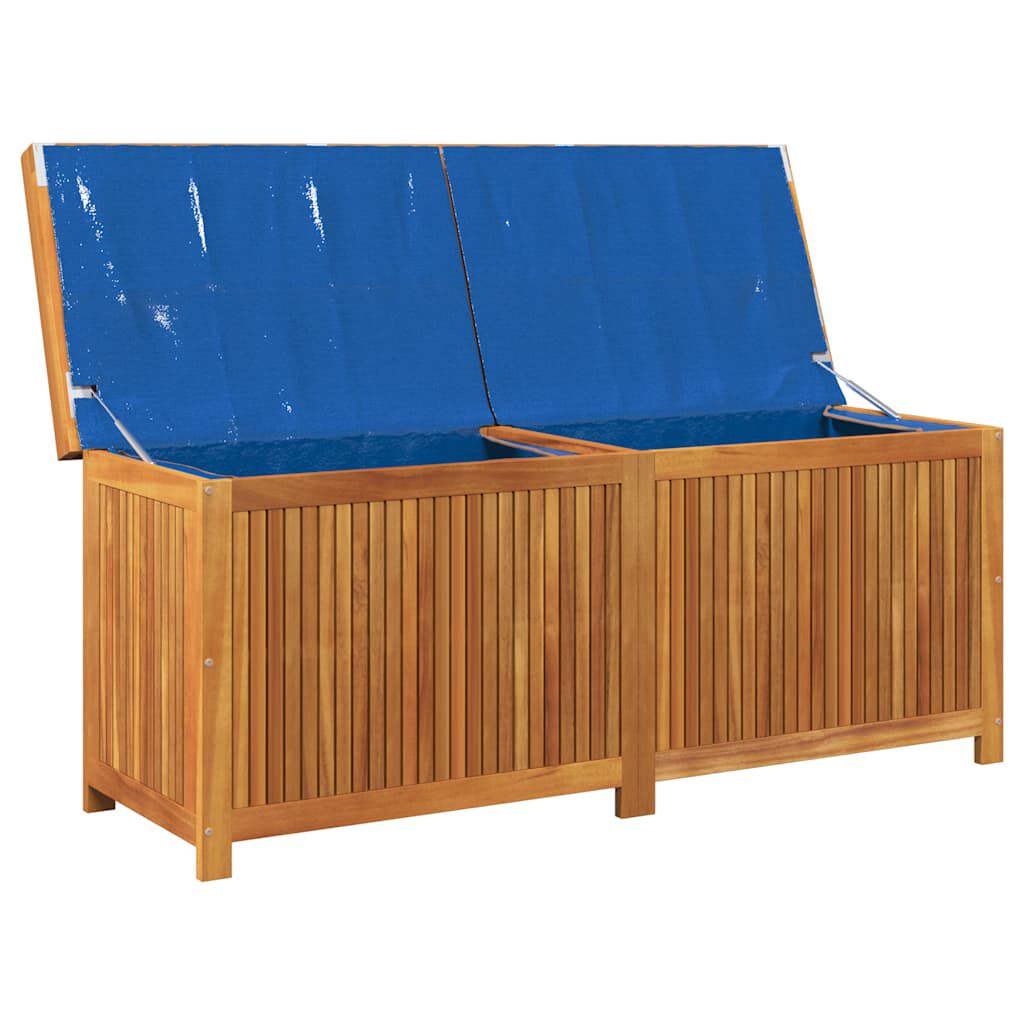 280369 - VIDAXL Kuti Jastëkësh për Jashtë 150x50x60,5 cm Dru i Masturbuar Akacie