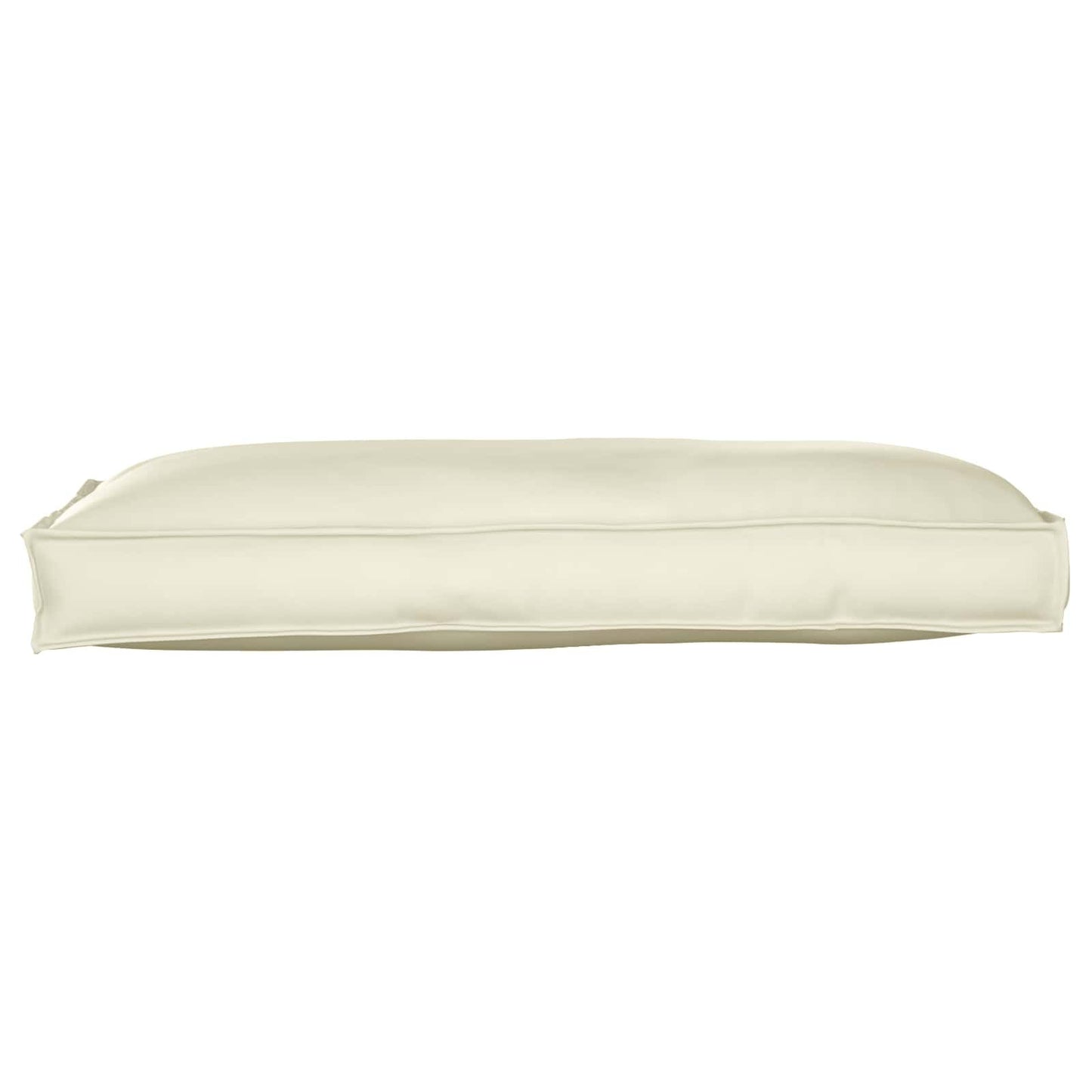 280389 - VIDA XL Jastëk Palete për Ulëse/Mbështetëse Shpine 120 x 60 cm Pëlhurë Oxford Ngjyrë Kremi