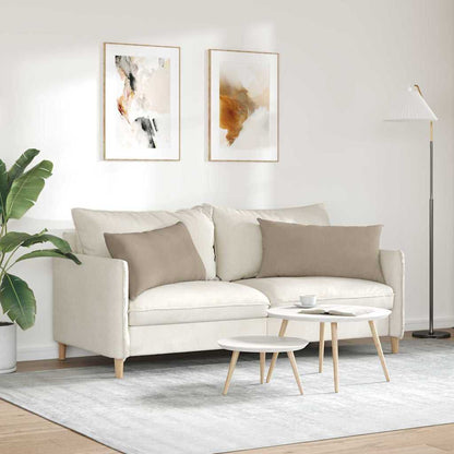 265378 - vidaXL Jastëkë Divani 2 copë, ngjyrë bezhë 80 x 40 cm