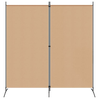 280479 - vidaXL Ndarëse Dhome me 2 Panele, Ngjyrë Bezhë 175 x 180 cm, Material