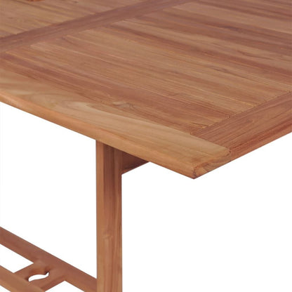 265411 - VIDAXL Tavolinë Kopshti 180x90x75 cm Dru Tiku i Fortë