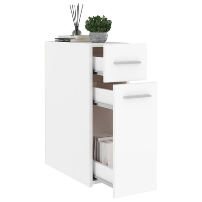 244396 - vidaXL Kabinet Apotekarie i Bardhë 20x45.5x60 cm – Dru i Përpunuar