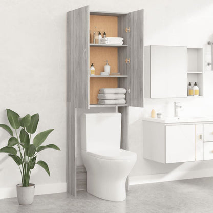 280523 - VIDAXL Dollap Lavatrice Gri Sonoma 64x25,5x190 cm
