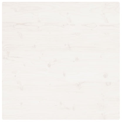 265475 - VIDA XL Sipërfaqe Tavoline e Bardhë 80x80x2,5 cm Dru i Masturbuar Pishe Katror