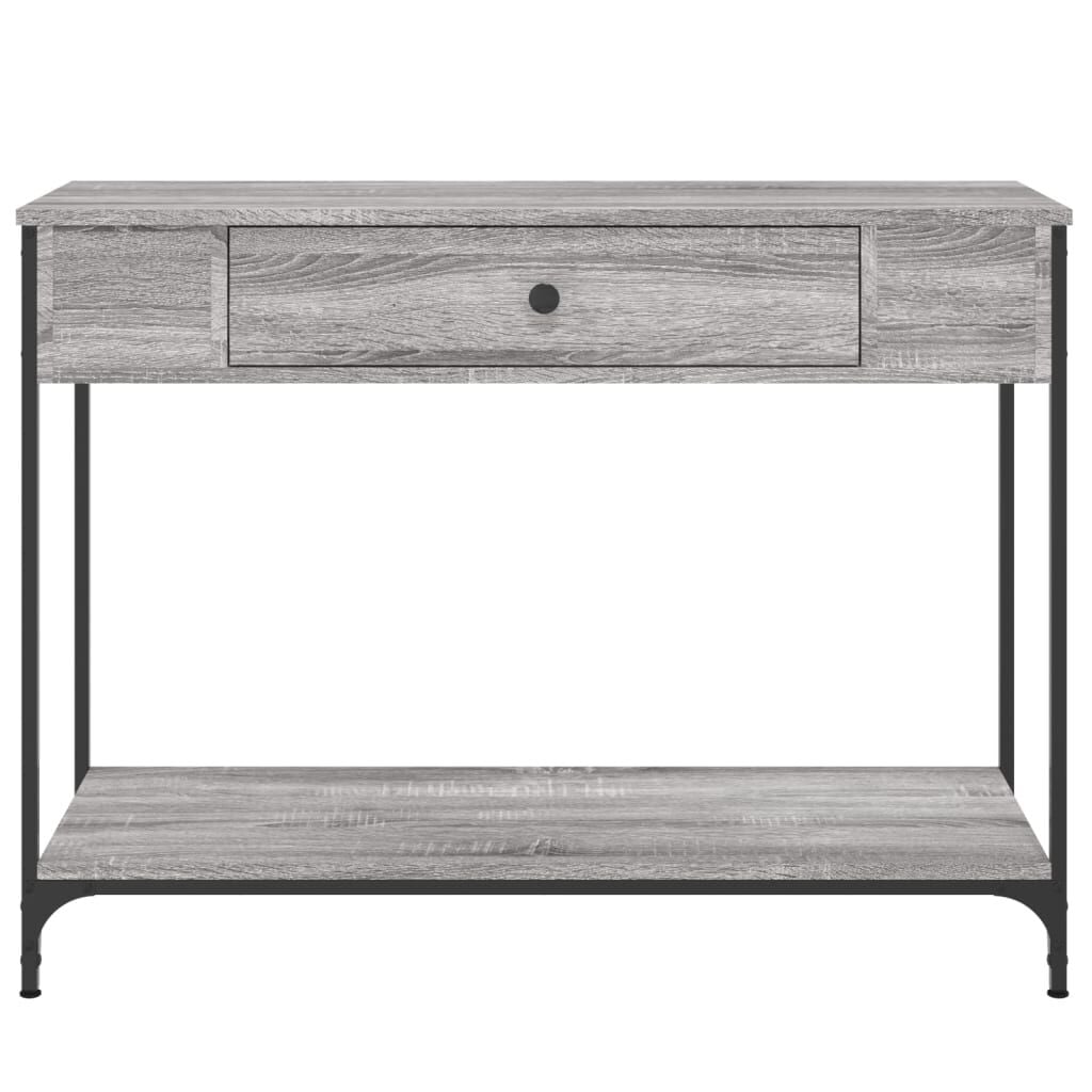 280556 - VIDAXL Tavolinë Konsole Gri Sonoma 100x34,5x75 cm Dru i Inxhinieruar