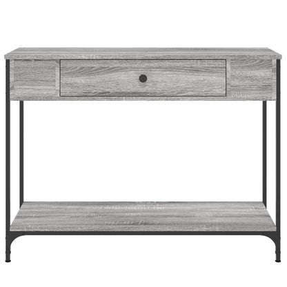 280556 - VIDAXL Tavolinë Konsole Gri Sonoma 100x34,5x75 cm Dru i Inxhinieruar