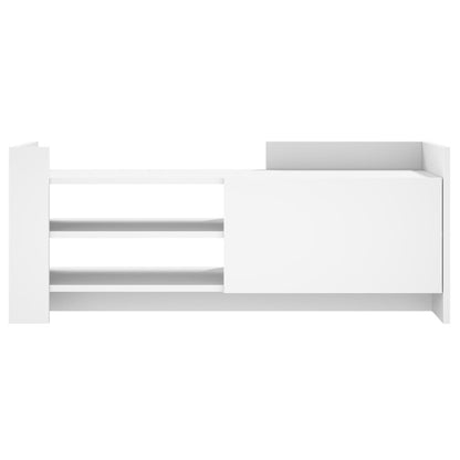 265515 - VIDA XL Kabinet TV i Bardhë 100x35x40 cm Dru i Inxhinieruar