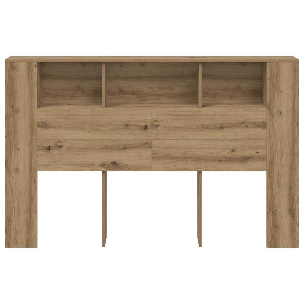 280590 - VIDAXL Dollap me Kokë Kreu, Ngjyrë Lisi Artizanal 160x18,5x103,5 cm Dru i Inxhinieruar