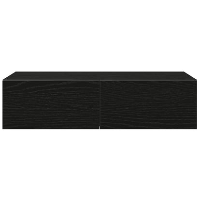 265120 - vidaXL Raft Mural me Sirtarë 60×26.5×15 cm – I Zi