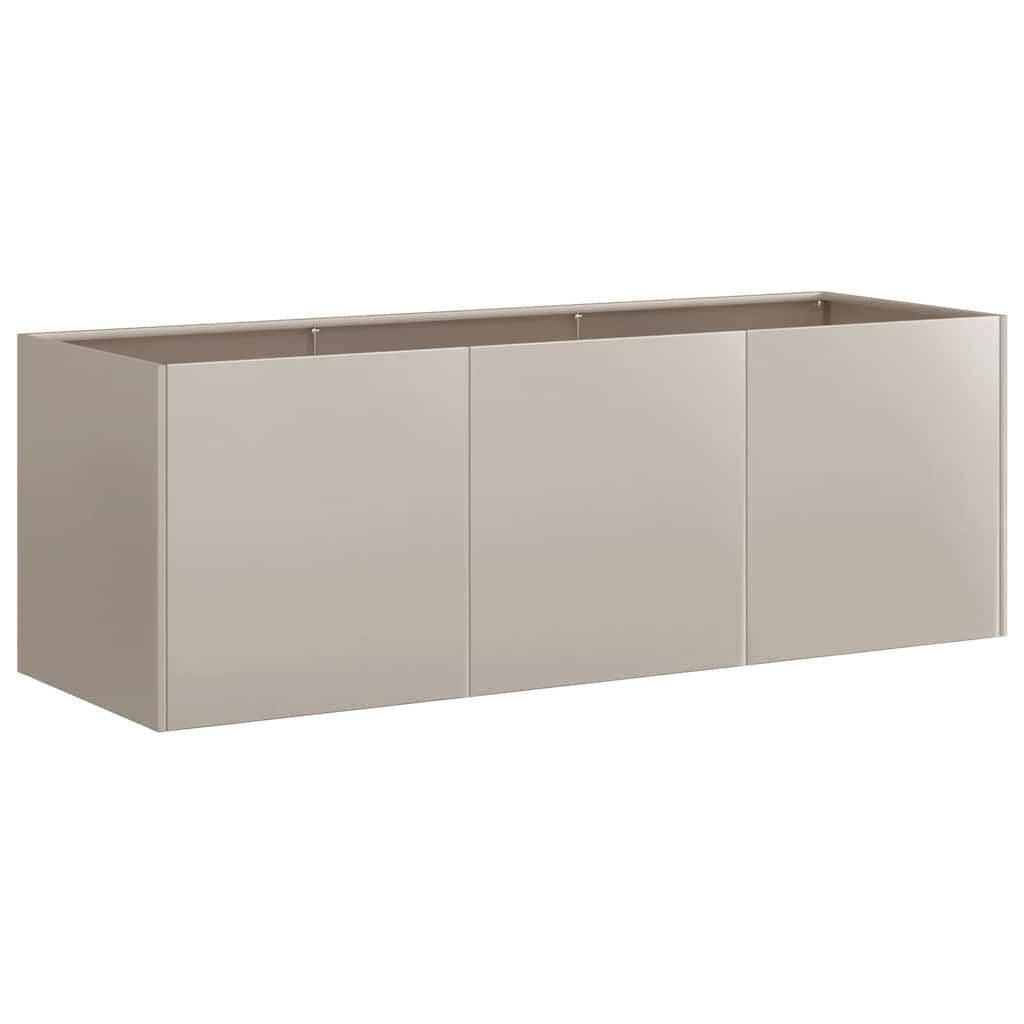280602 - VIDAXL Vazo e ndryshkur 120x40x40 cm Çelik i Rezistent ndaj Motit