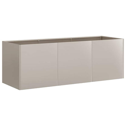 280602 - VIDAXL Vazo e ndryshkur 120x40x40 cm Çelik i Rezistent ndaj Motit