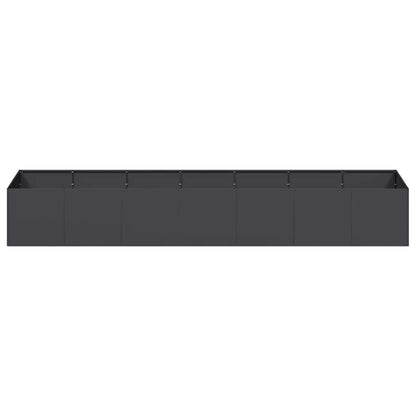 265542 - VIDAXL Vazo e zezë 280x80x40 cm celik