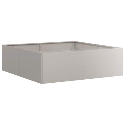 265544 - VIDAXL Vazo e ndryshkur 100x100x30 cm Çelik i Rezistent ndaj Motit