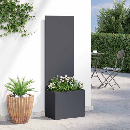 265598 - vidaXL Ekran Privatësie për Kopsht, Antracit 50 x 150 cm, Çelik