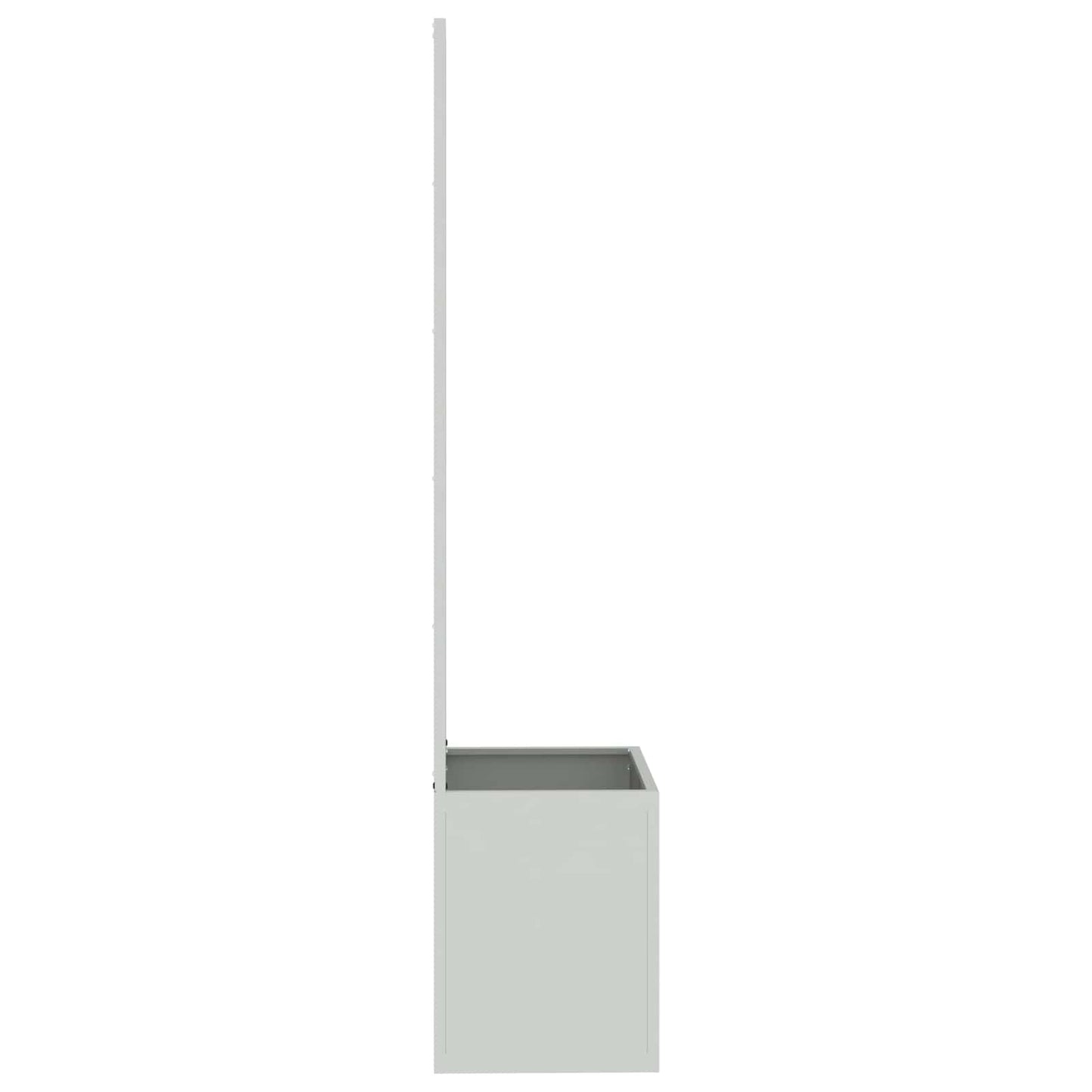 265599 - vidaXL Mbrojtëse për Privatësi Kopshti, Ngjyrë Argjendi 50 x 150 cm, Çelik i Galvanizuar