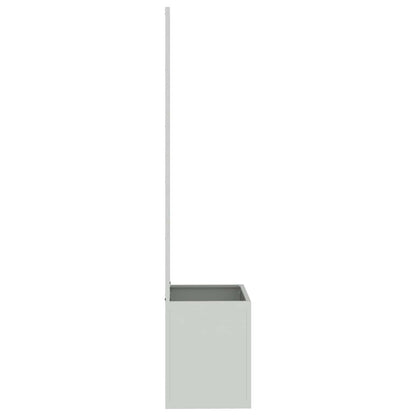 265599 - vidaXL Mbrojtëse për Privatësi Kopshti, Ngjyrë Argjendi 50 x 150 cm, Çelik i Galvanizuar