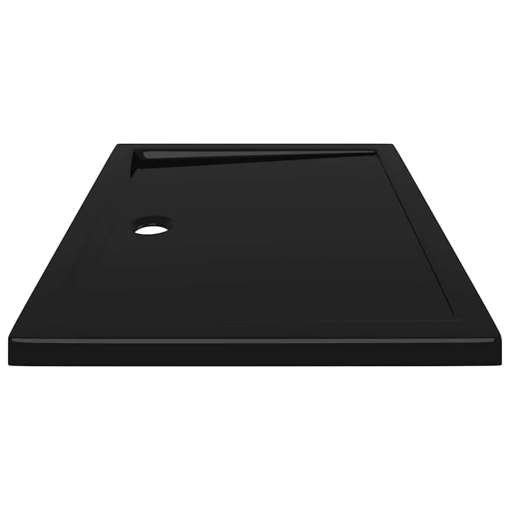 265016 - VIDAXL Tabaka Baze Dushi Drejtkëndëshe prej ABS, E Zezë 70x90 cm