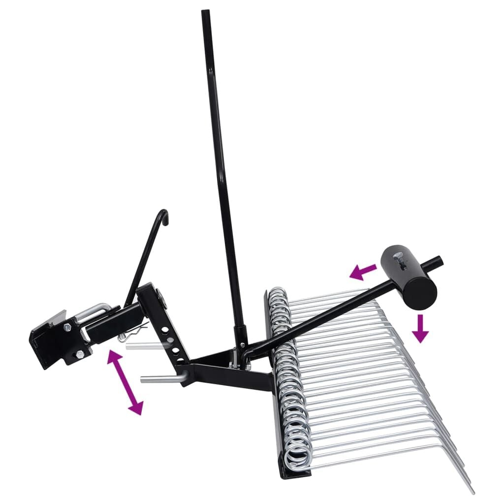 280038 - VIDAXL Skarifikues për Makinë Kositëse me Ride-Out 109 cm