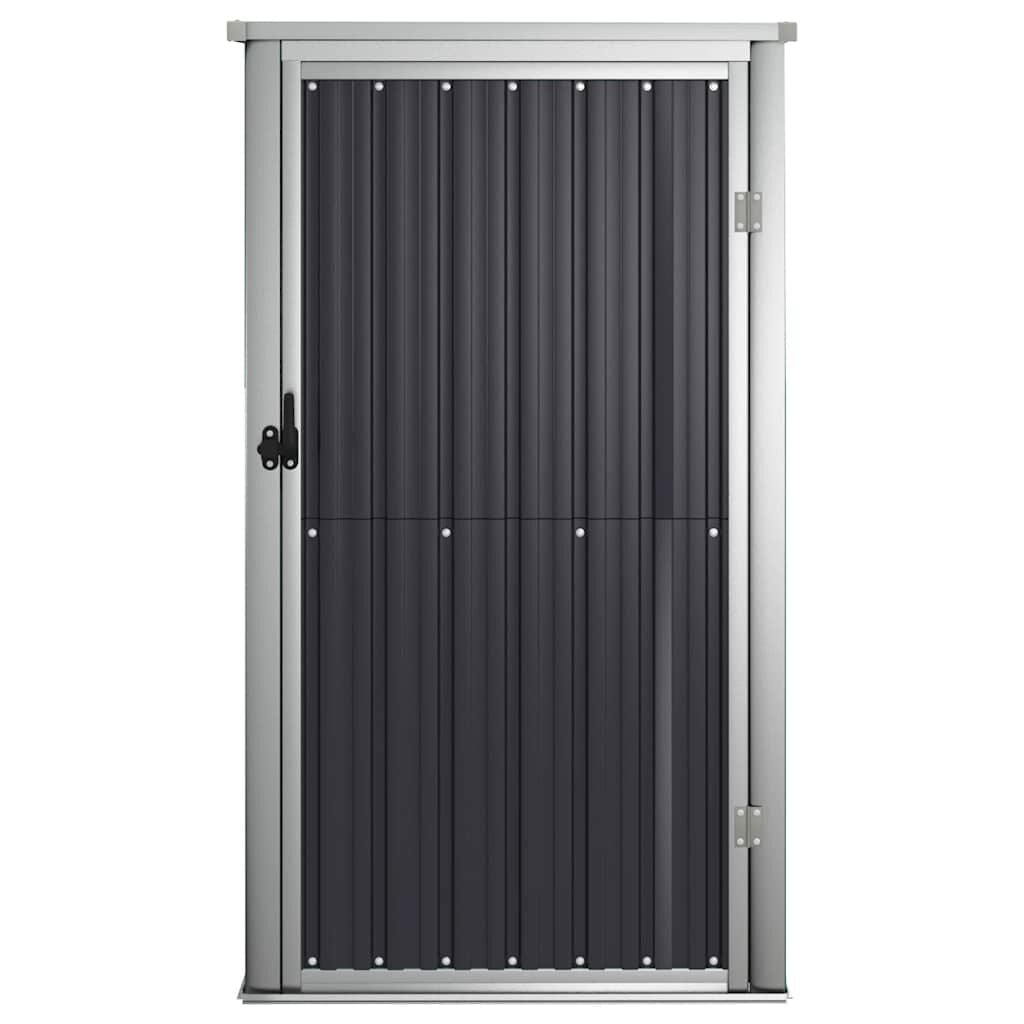 280091 - VIDA XL KASOLLE PËR VEGLA KOPSHTI ANTRACIT 88x89x161 CM ÇELIK I GALVANIZUAR