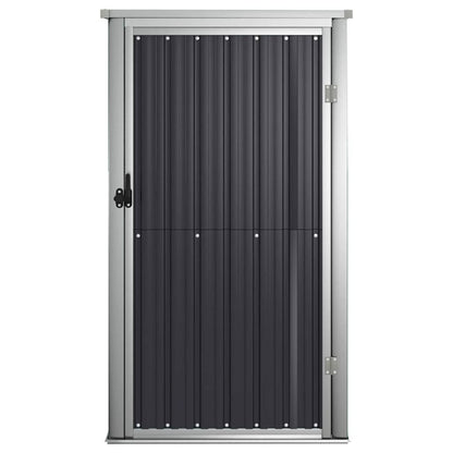 280091 - VIDA XL KASOLLE PËR VEGLA KOPSHTI ANTRACIT 88x89x161 CM ÇELIK I GALVANIZUAR