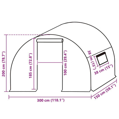 280098 - MBULESË ZËVENDËSUSE PËR SERË VIDA XL (4,5 M²) 3x1,5x2 M TRANSPARENTE
