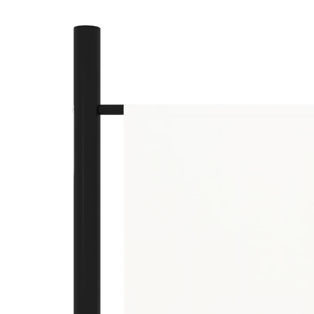 280145 - VIDAXL Ndarës Dhome me 6 Panele, i Bardhë 300x180 cm