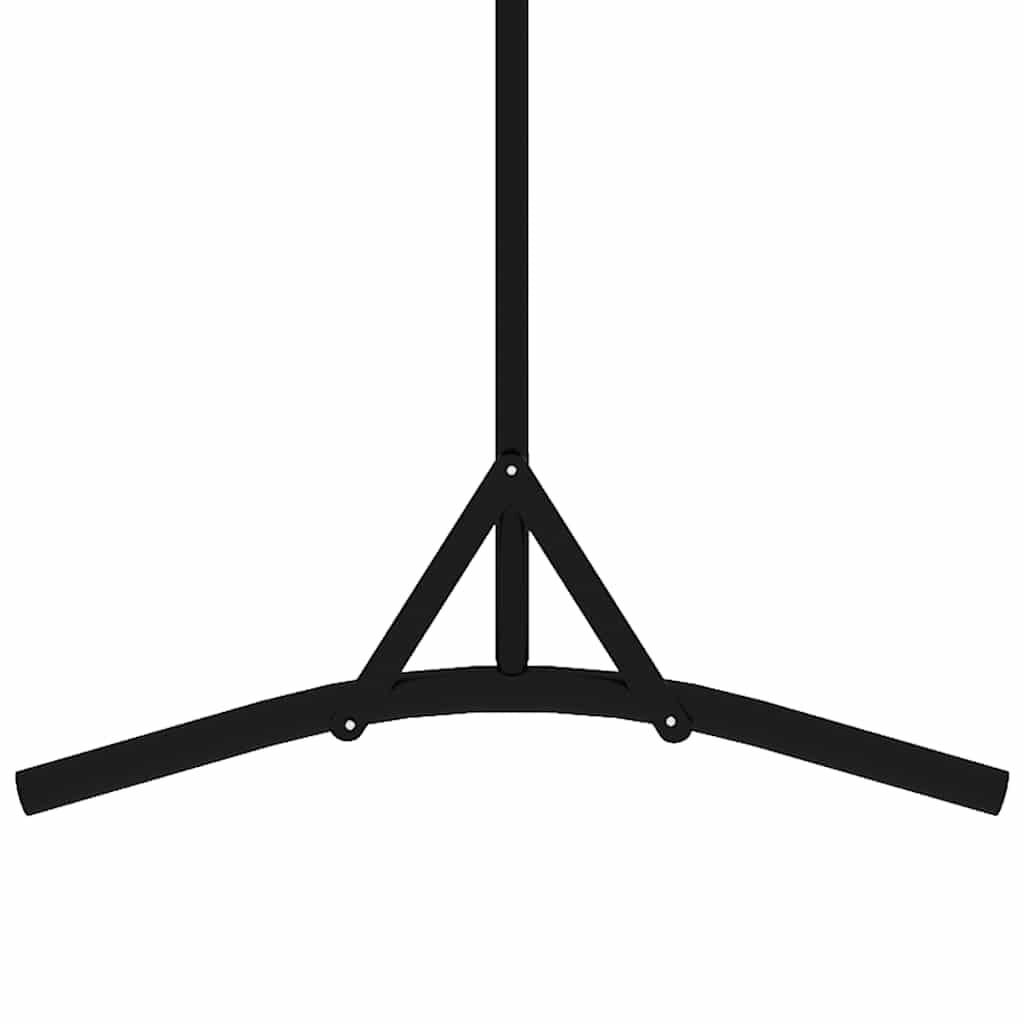 280146 - VIDAXL Ndarëse Dhome e Zezë 175x180 cm Pëlhurë