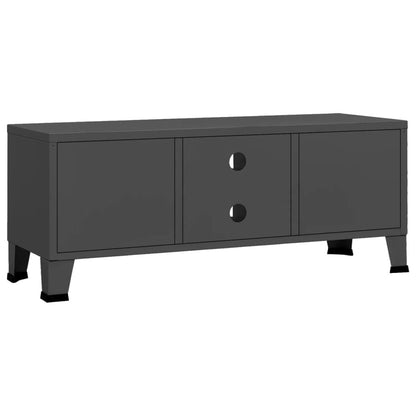 280158 - VIDAXL Kabinet TV Industrial Antracit 105x35x42 cm Metal