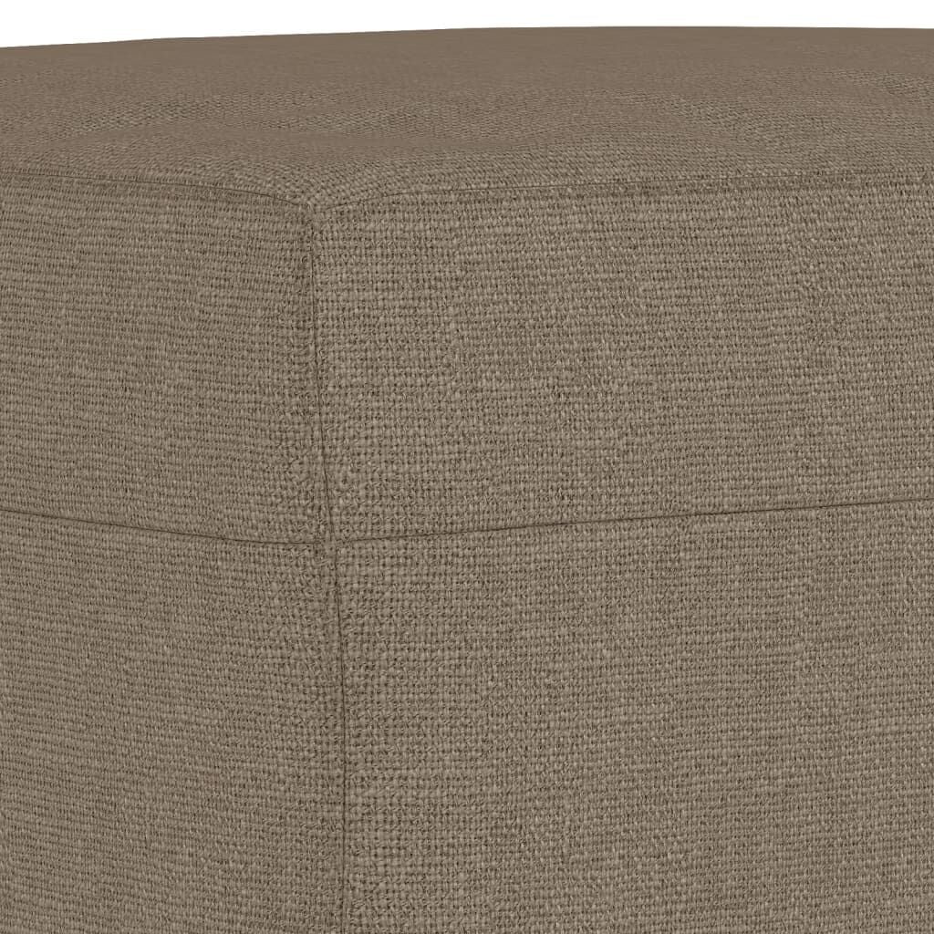 265172 - VIDAXL Stol Taupe, 70x35x41 cm, pëlhurë