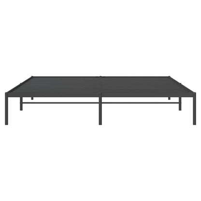 212611 - vidaXL Krevat (Kornizë Krevati) Metalik – Ngjyrë e Zezë – 180x200 cm