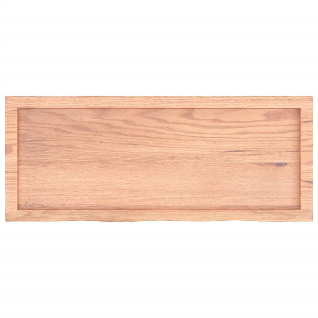 265216 - VIDA XL Raft muri Ngjyrë kafe e celët 100x40 cm