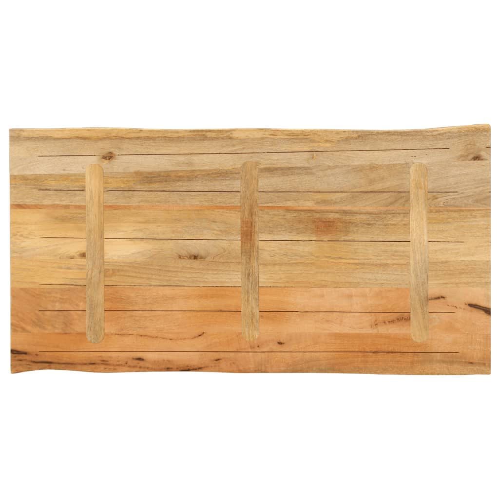 265241 - VIDA XL Sipërfaqe Tavoline 120x60x3,8 cm Dru i Masturbuar me Skaje Live, Mango