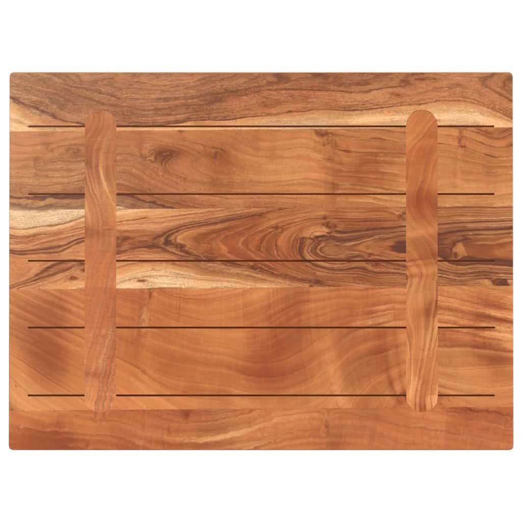 280261 - VIDA XL Sipërfaqe Tavoline Drejtkëndëshe 70x50x3,8 cm Dru i Masturbuar Akacie