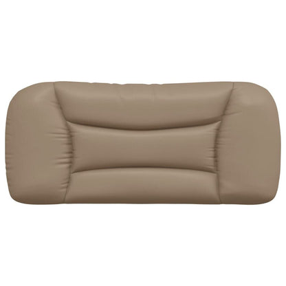 265269 - VIDA XL Jastëk për Kokën e Kreut "Hvar" Cappuccino 90 cm Lëkurë Artificiale