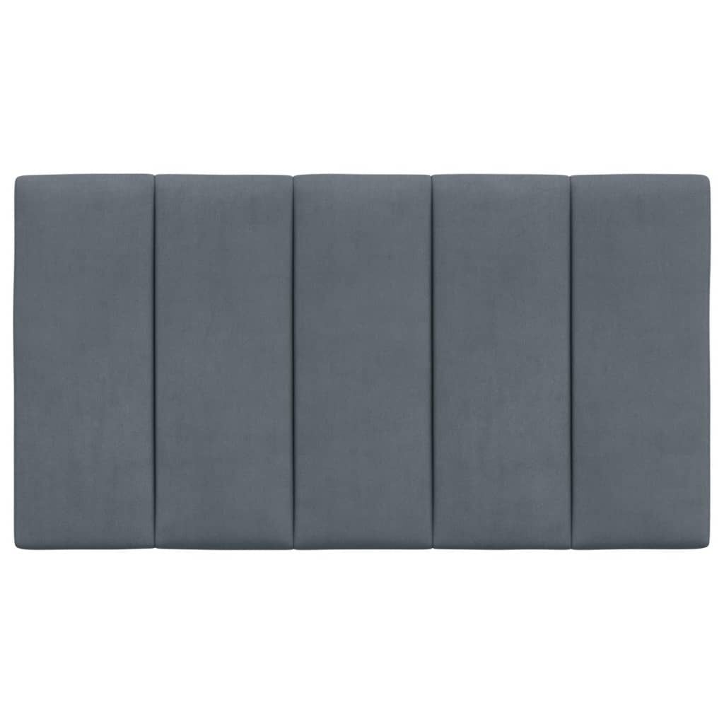 280278 - VIDA XL Jastëk për Kokën e Kreut "Hanko" Gri e Errët 90 cm Kadife