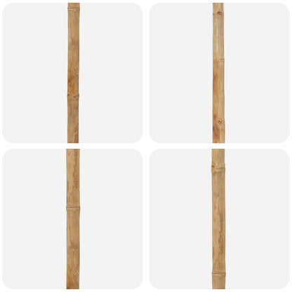 280376 - vidaXL Çadër kopshti Elegante , Ngjyre Kremë dhe e Bardhe Ø 150 x 210 cm Bamboo