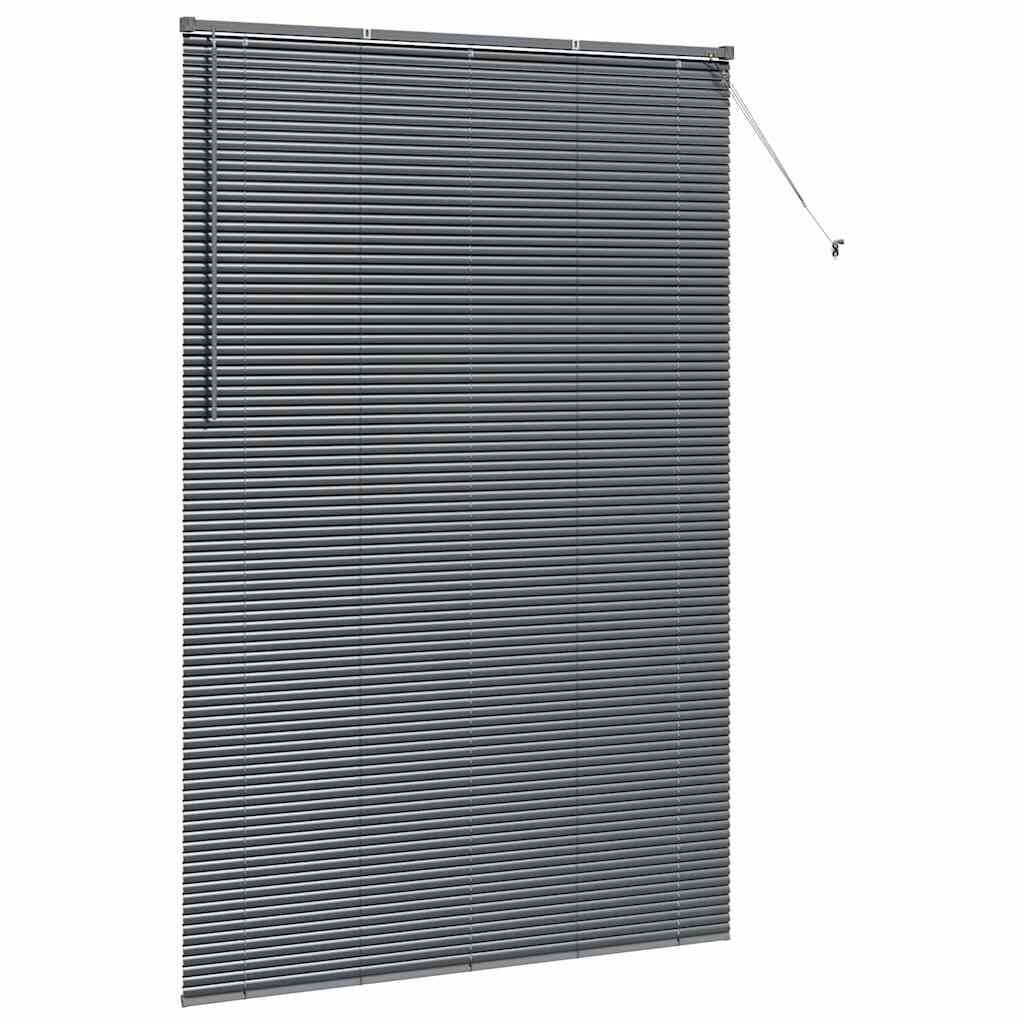 265360 - vidaXL Perde Gri të Errët 220x150 cm Alumini