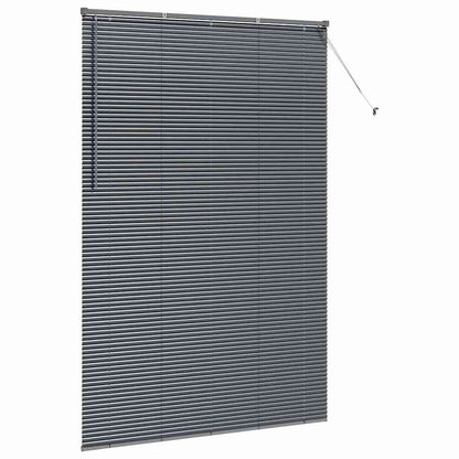265360 - vidaXL Perde Gri të Errët 220x150 cm Alumini