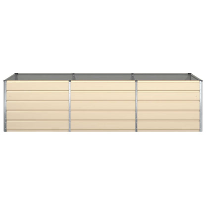 280440 - vidaXL Vazo Fildishi 290 x 100 x 75 cm Çelik i Galvanizuar