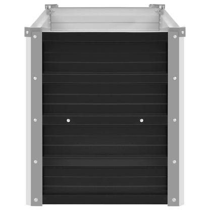 265418 - VIDAXL Shtrat i ngritur për kopsht, ngjyrë antraciti 100x40x45 cm, celik i galvanizuar