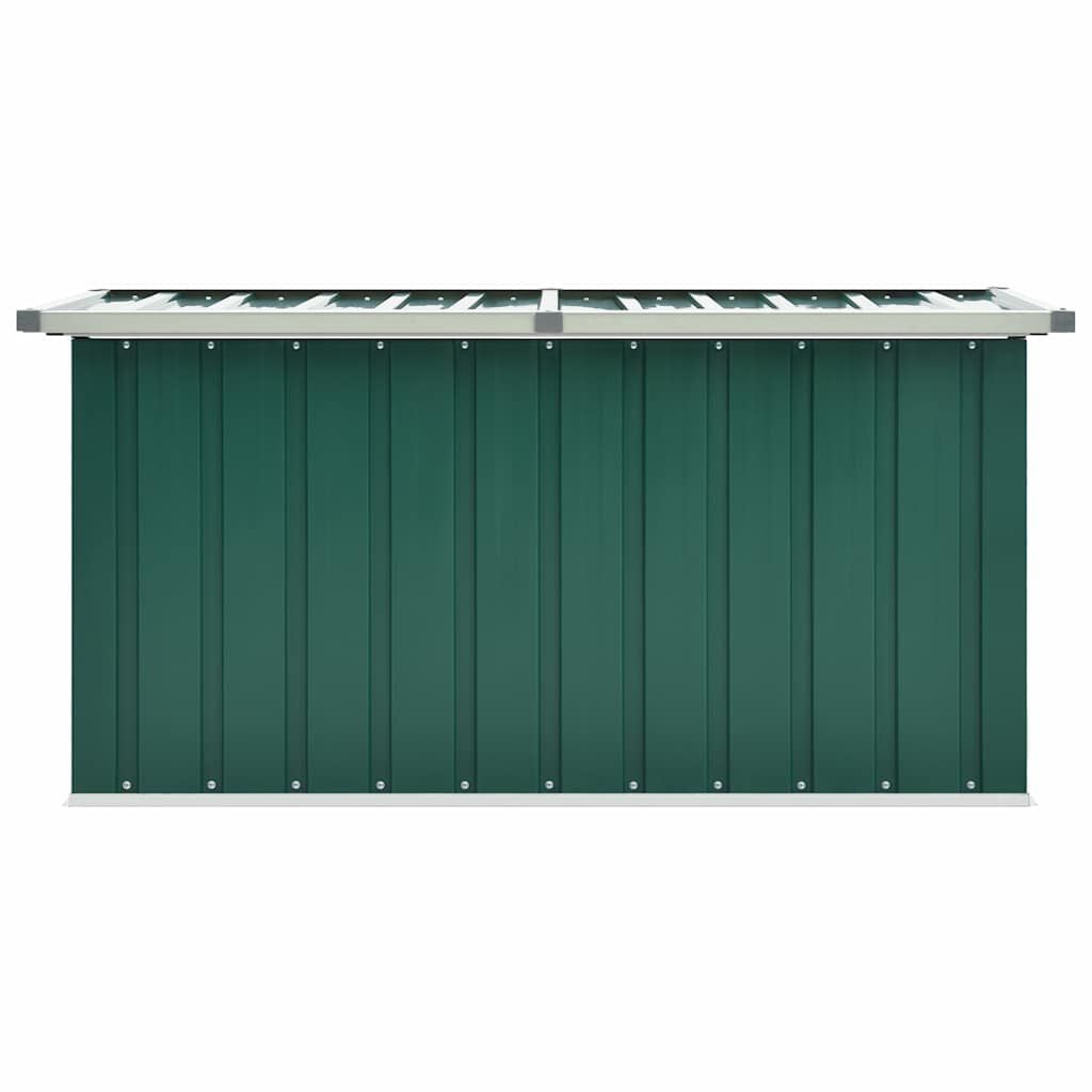 265421 - VIDAXL Kuti Ruajtjeje për Kopsht, Ngjyrë Jeshile 129x67x65 cm