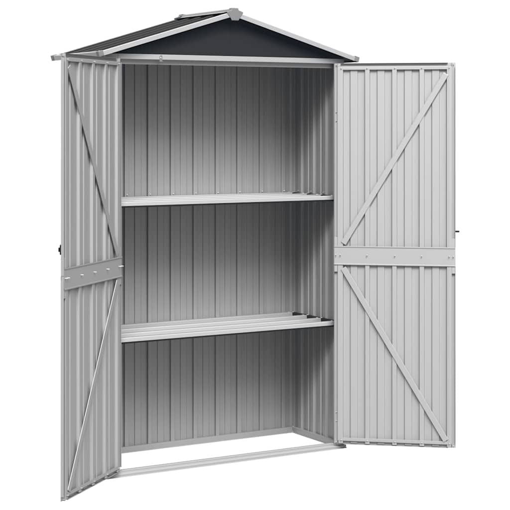 265428 - VIDAXL Kasolle Kopshti Antracit 116x45x175 cm Çelik i Galvanizuar