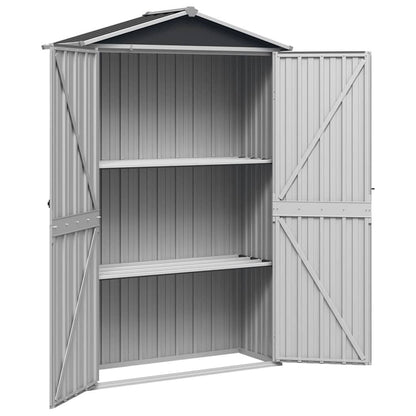 265428 - VIDAXL Kasolle Kopshti Antracit 116x45x175 cm Çelik i Galvanizuar