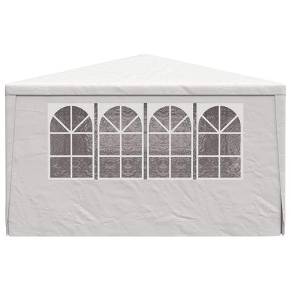 265435 - VIDAXL Tendë Profesionale për Festa me Mure Anësore 4x9 m E Bardhë 90 g/m²