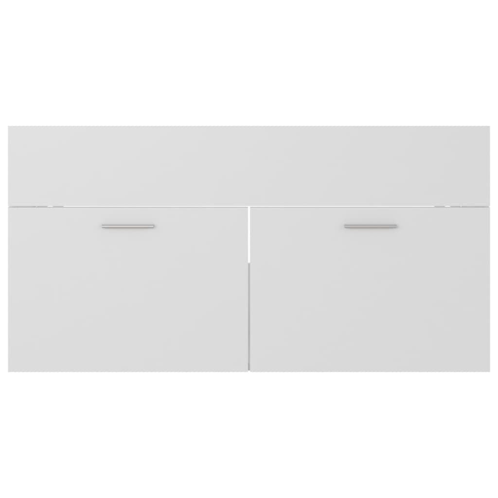 265452 - VIDAXL Dollap Lavamani i Bardhë 90x38,5x46 cm Dru i Inxhinieruar